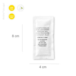 Bustine 3 g. silica gel STANDARD - Confezione 2000 pezzi