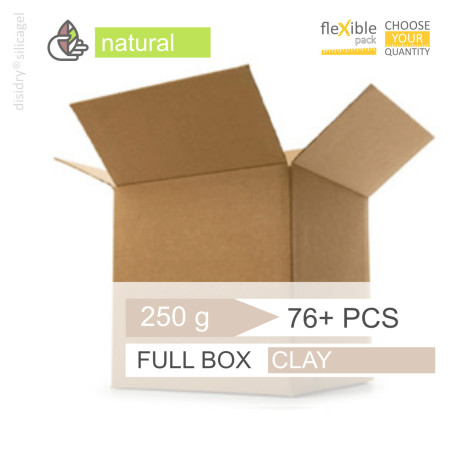 Bustine 250 g | 76+ pcs argilla attivata | FULL BOX