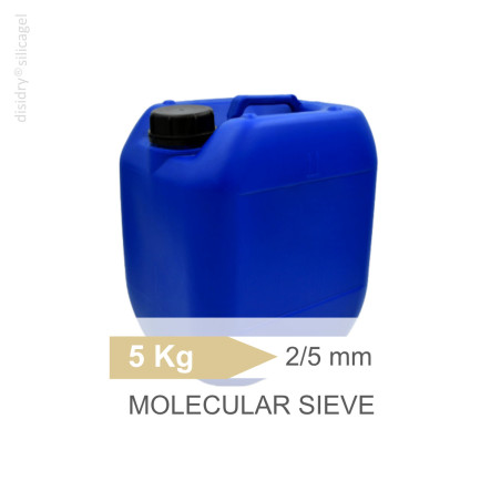 Setaccio molecolare 4Å da 5 Kg - conf - 2/5 mm