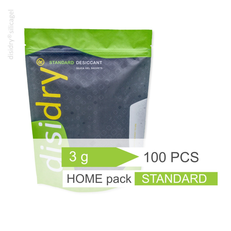 Emballage 3 g | 100 pcs gel de silice standard | HOME pack Emballage 3 g | 100 pcs gel de silice standard | HOME pack