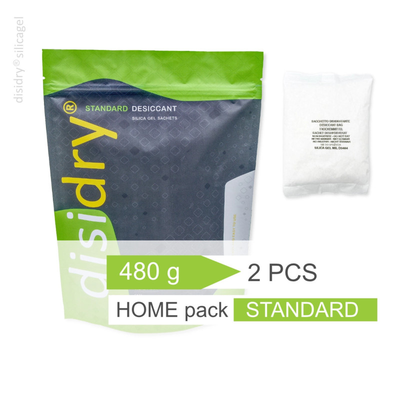Package 480 g | 2 pcs silica gel standard | HOME pack