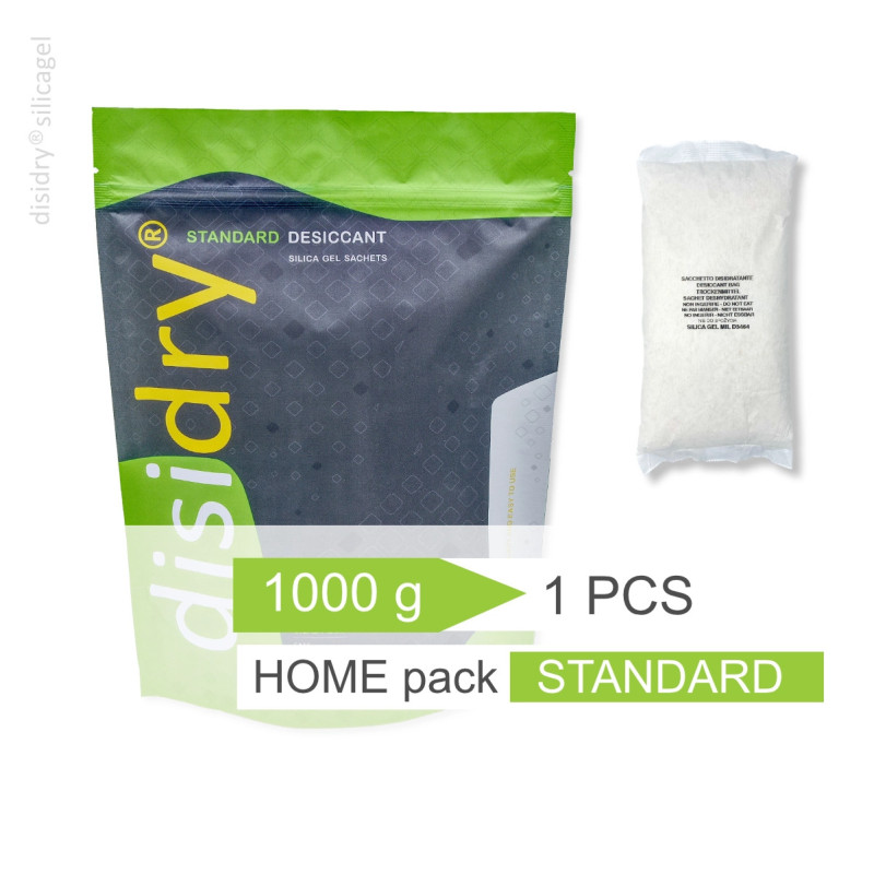 Sobres 1000 g | 1 pcs gel de sílice standard container | HOME pack Sobres 1000 g | 1 pcs gel de sílice standard container | HOME pack