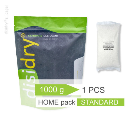Bolsas desecantes 1 Kg de gel de sílice DISIDRY® - tienda online