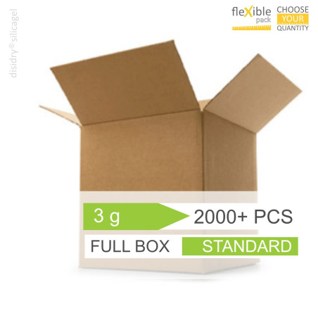 Shop - Sobres desecantes de 3g x 2000 pcs de gel de sílice DISIDRY®