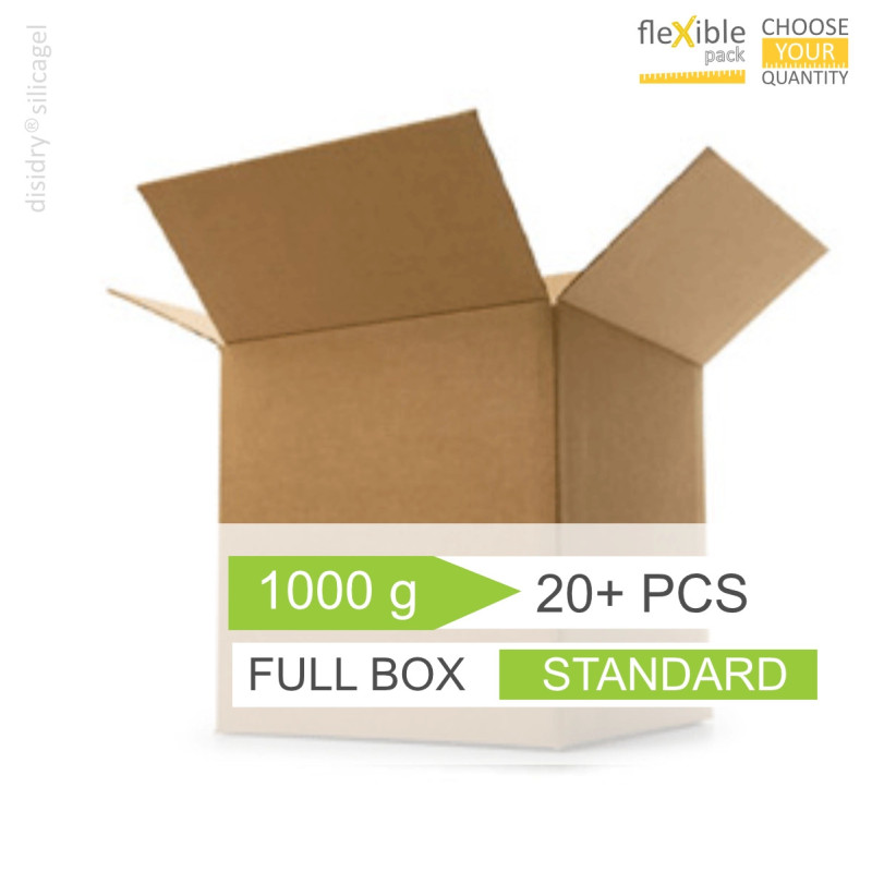 Sachets 1000 g | 20+ pcs gel de silice standard | FULL BOX Sachets 1000 g | 20+ pcs gel de silice standard | FULL BOX