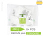 Sachets 480 g | 8+ pcs gel de silice standard | MEDIUM pack