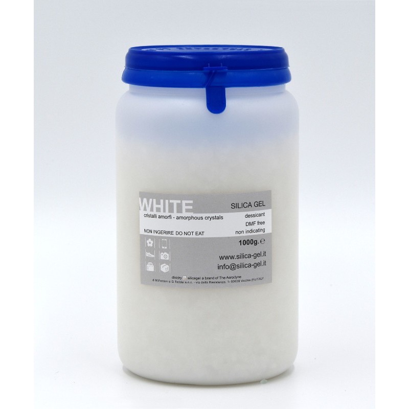 White silica gel - 500 gr sealed can