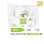 Sachets 10 g | 200+ pcs gel de silice standard | MEDIUM pack Sachets 10 g | 200+ pcs gel de silice standard | MEDIUM pack