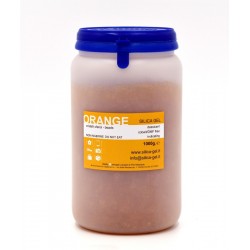 Orange silica gel in sfere - flacone 1000 g