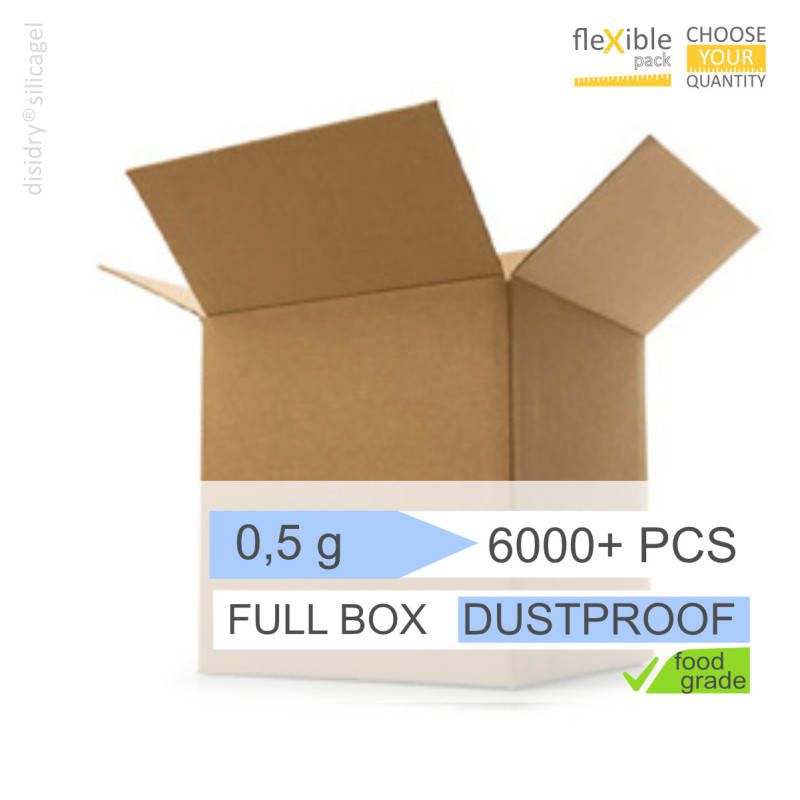 Micro Sachets 0,5 g | 6000+ pcs Food grade Dustproof | FULL BOX